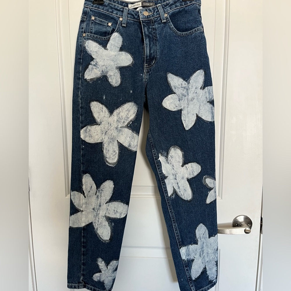 Hand Painted jeans